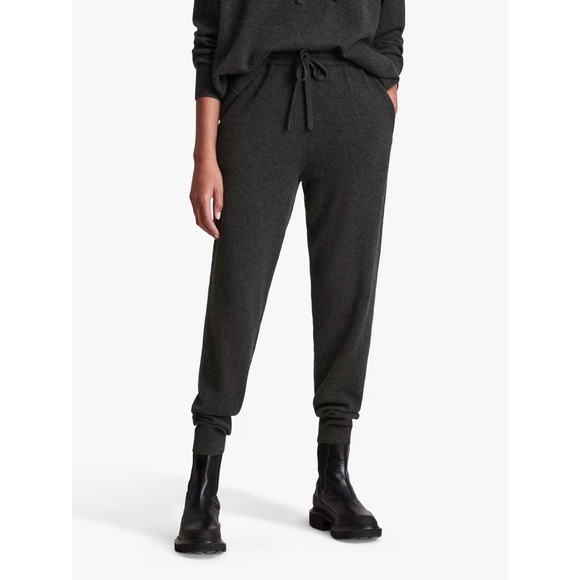 All Saints Pants - AllSaints Olly Cashmere Blend Joggers, Grey Marl